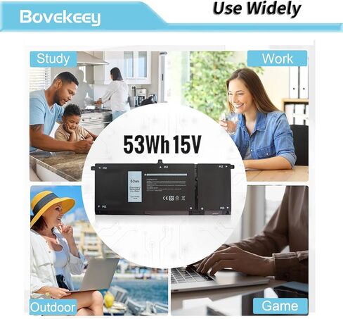 بطارية G5M10 7.4V 51Wh لجهاز Dell Latitude 14 15 E5450 E5550 E5250، 15.6 بوصة، 8V5GX R9XM9 1KY05 08V5GX VMKXM 5XFWC PF59Y 451-BBLN 451-BBLL 451-BBLK in Kuwait