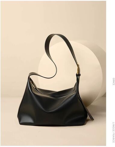 Women's Large Work Tote Bag Travel Crossbody Wallet Hobo Shoulder Soft PU Leather Single Strap in Saudi Arabia