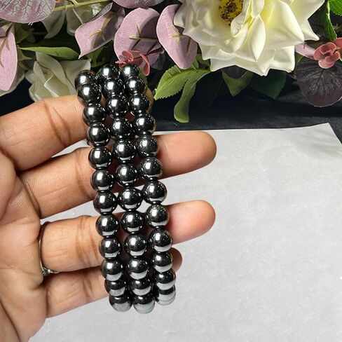 8mm حجر المغنتيت جولة الخرز تمتد سوار in Saudi Arabia