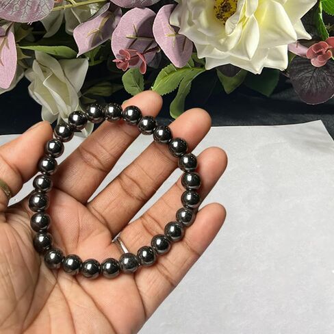 8mm حجر المغنتيت جولة الخرز تمتد سوار in Saudi Arabia