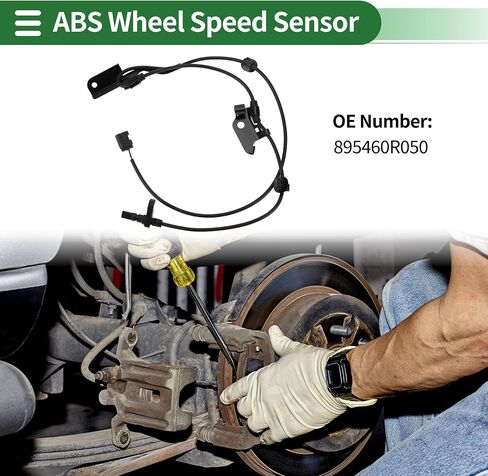Motoforti ABS Wheel Speed Sensor ABS Sensor Anti-Lock Braking System Sensor for Toyota RAV4 2014-2018 L4 2.5L Sport Utility AWD No.895460R050 Rear Left in Saudi Arabia