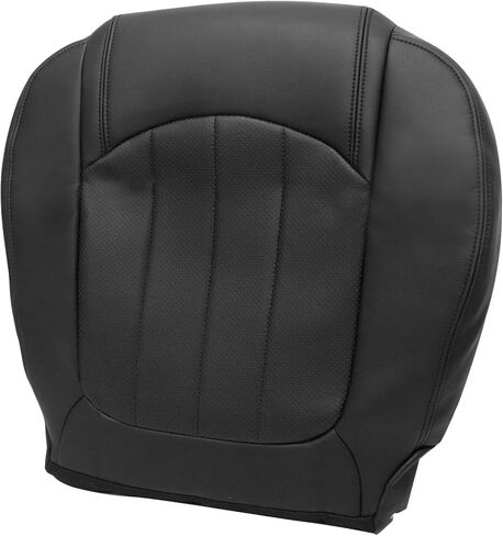 SecosAutoparts Driver Side Bottom Perforated Leather Replacement Seat Cover #392 Light Cashmere Tan Compatible with Buick Enclave 1XL 2XL CX CXL Premier 2WD 4X4 AWD 2008 2009 2010 2011 2012 in Saudi Arabia