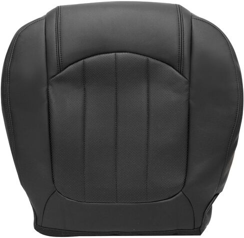 SecosAutoparts Driver Side Bottom Perforated Leather Replacement Seat Cover #392 Light Cashmere Tan Compatible with Buick Enclave 1XL 2XL CX CXL Premier 2WD 4X4 AWD 2008 2009 2010 2011 2012 in Saudi Arabia