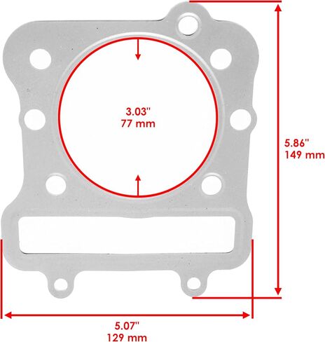 Caltric Cylinder Head Valve Gasket Kit Compatible with Kawasaki Bayou 300 KLF300B 1988-2004 in Saudi Arabia