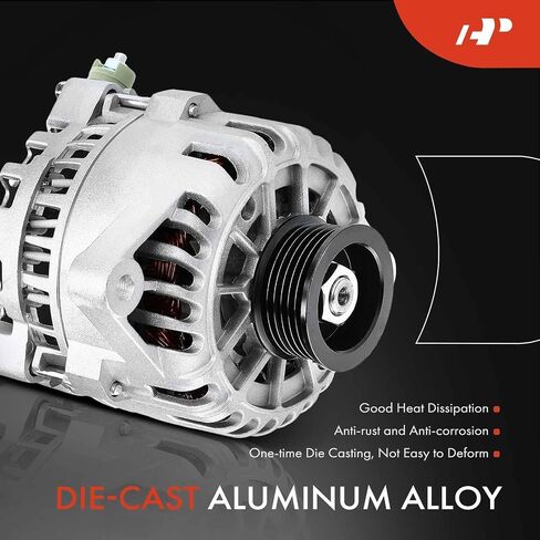 مولد كهربائي ممتاز متوافق مع Ford Taurus 2003-2006 وMercury Sable 2002-2005، 3.0L، 110A 12V CW، استبدال # 2F1U-10300-DA، 2F1Z-10346-DA، 3F1U-10300-AA، 40014059، VP3F1U-10300-AA، 334-2511 in Saudi Arabia