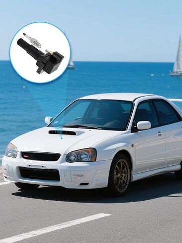 Set Of 4 UF480 Ignition Coil Pack & Iridum Spark Plugs (2.0L ONLY) For Subaru Impreza WRX 2002-2003, Replace # 178-8476 22433AA421 22433AA560 C1401 E960 in Saudi Arabia