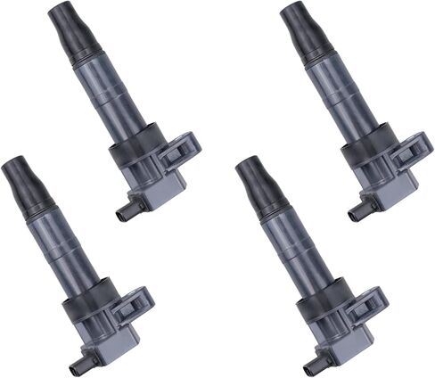 4Pcs Ignition Coil Pack Compatible with Hyundai 2006-10 Sonata 2.4/3.3L, 07-14 Santa FE 3.3 3.5, Veracruz Genesis Azera 3.3 3.8, for Kia Sorento Optima Sedona Amanti Borrego, #UF546 273013C000 in Saudi Arabia