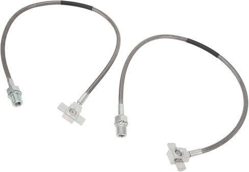 Front Brake Line Hose, Extended Brake Lines, 2pcs Front Stainless Steel Brake Line 89340s Replacement For C10 C20 C30 K10 K20 K30 K5 in Saudi Arabia