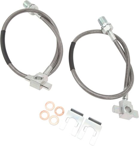 Front Brake Line Hose, Extended Brake Lines, 2pcs Front Stainless Steel Brake Line 89340s Replacement For C10 C20 C30 K10 K20 K30 K5 in Saudi Arabia