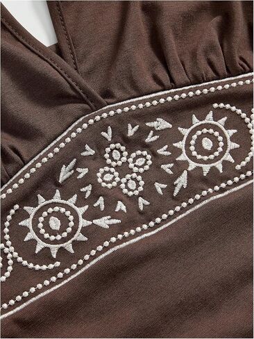 Milumia Women's Western Halter Tank Top V Neck Tie Backless Ruched Going Out Tops 70s Cowgirl Hippie Outfits in Saudi Arabia