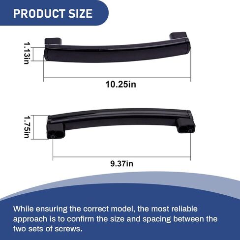 Upgraded WB15X10278 Microwave Handle Replacement Compatible with General Electric GE Microwave Door Handle, Replaces 261300714902, PS8754175, 3025557 in Kuwait
