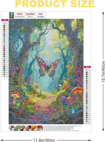 مجموعات الطلاء الماس Leixonl 5D للبالغين والطلاء الفني الماسي المبتدئين بأرقام لتزيين الجدار المنزلي والهدايا (16 × 12 بوصة) (Tiger) in Kuwait