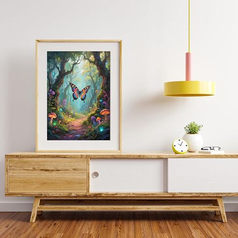 مجموعات الطلاء الماس Leixonl 5D للبالغين والطلاء الفني الماسي المبتدئين بأرقام لتزيين الجدار المنزلي والهدايا (16 × 12 بوصة) (Tiger) in Kuwait