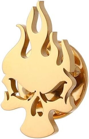 Fire Ghost Head Hades Brooch Pins for Men in Saudi Arabia