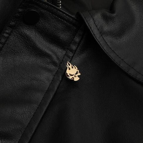 Fire Ghost Head Hades Brooch Pins for Men in Saudi Arabia