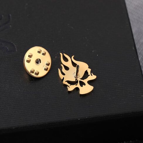 Fire Ghost Head Hades Brooch Pins for Men in Saudi Arabia