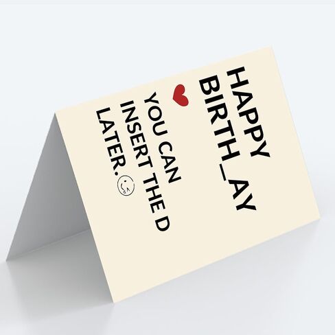 Funny Birthday Gifts for Men Him, Humorous Birthday Card for Husband Boyfriend, Adult Men Gifts for Birthday, Husband Bday Card in Kuwait