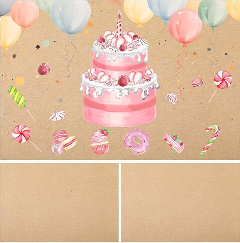 3 Pcs Large Blank Kraft Paint Paper Banners 3 x 4 Feet DIY Blank Banners for Indoor Display, Kraft Paper Banner for Wall Signs Painting Writing Birthday Graduation Wedding Party Decoration in Saudi Arabia