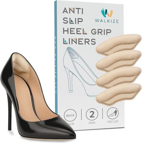 مجموعة العناية بالقدم من Walkize | وسادات مشط القدم ومنصات الكعب المضادة للانزلاق للنساء والرجال | تخفيف الألم والراحة طوال اليوم | زوجان من كل منهما (بيج) in Kuwait