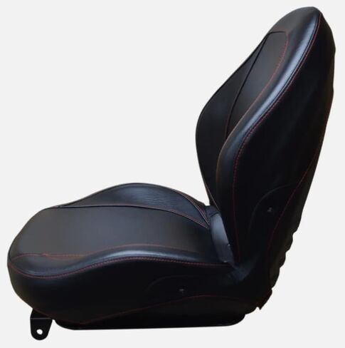 Tractor Seat with Flip-up Hinge Bracket; Compatible with Kubota Tractor M Series: M5, M5040, M5140, M6040, M7040, M7060, M8540, M8560, M9540, M9960; 310000BK+901001-B in Saudi Arabia