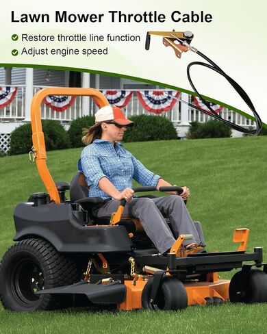 Lawn Mower Throttle Choke Control Cable Fit for Scag Lawn Mowers Replace 481363 in Saudi Arabia