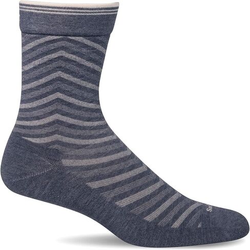 Sockwell Women's Ease Up Relaxed Fit Sock, Denim - S/M in Saudi Arabia