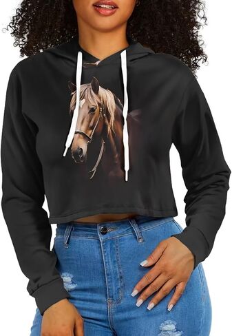 Winter Oversized Hoodies Spring Fall Crop Top Sweaters for Women Lightweight Graphic Sweatshirt with Hood Size S-5XL in Kuwait