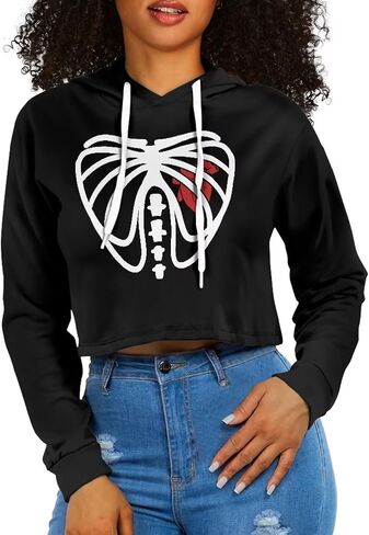 Winter Oversized Hoodies Spring Fall Crop Top Sweaters for Women Lightweight Graphic Sweatshirt with Hood Size S-5XL in Kuwait