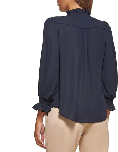 بلوزة نسائية طويلة الأكمام من DKNY in Kuwait