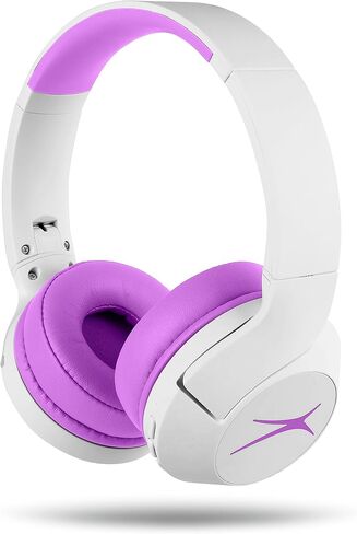 Altec Lansing Kid Safe Noise Cancelling Wireless Headphones 15H Battery, 85dB Volume Limit, Foldable Design Powerful Sound, Active Noise Cancellation Perfect for Kids Ages 7+ (Blackout Green) in Saudi Arabia