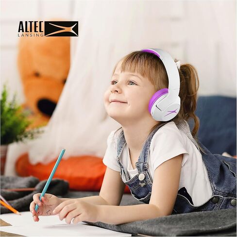Altec Lansing Kid Safe Noise Cancelling Wireless Headphones 15H Battery, 85dB Volume Limit, Foldable Design Powerful Sound, Active Noise Cancellation Perfect for Kids Ages 7+ (Blackout Green) in Saudi Arabia
