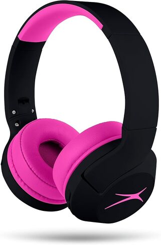 Altec Lansing Kid Safe Noise Cancelling Wireless Headphones 15H Battery, 85dB Volume Limit, Foldable Design Powerful Sound, Active Noise Cancellation Perfect for Kids Ages 7+ (Blackout Green) in Saudi Arabia