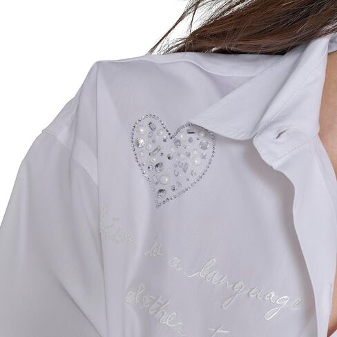 KARL LAGERFELD Womens Casual Office Wear Whimsical Blouse in Saudi Arabia