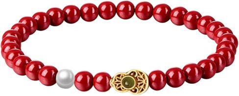 Feng Shui Bracelet For Women, Cinnabar Charms For Good Luck And Wealth, Gourd Bracelet for Health and Protection, Red Bracelet with Wulu, Feng Shui 2025 Gifts in Saudi Arabia