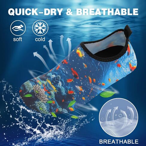Aqua Socks Barefoot Water Shoes Quick-Dry Swim Shoes in Saudi Arabia