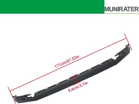 munirater Front Bumper Cover Lower Guard Plate Black Valance Replacement for Acadia 2013-2016 GM1095197 in Saudi Arabia