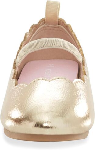 Carters MORA Ballet Flat, Gold, 13 US Unisex Little Kid in Saudi Arabia