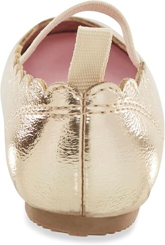 Carters MORA Ballet Flat, Gold, 13 US Unisex Little Kid in Saudi Arabia