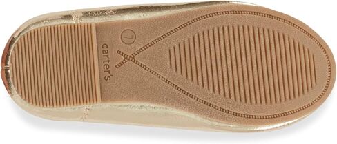 Carters MORA Ballet Flat, Gold, 13 US Unisex Little Kid in Saudi Arabia