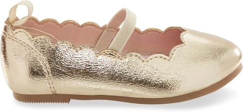 Carters MORA Ballet Flat, Gold, 13 US Unisex Little Kid in Saudi Arabia
