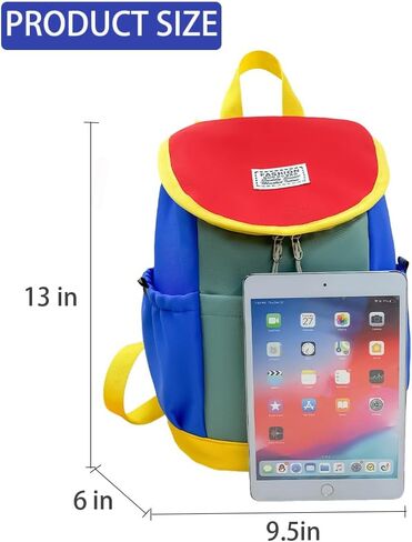 حقيبة ظهر للأطفال الصغار للأولاد والبنات بعمر 3 سنوات فما فوق، حقيبة مدرسية صغيرة خفيفة الوزن للأطفال لرياض الأطفال والرعاية النهارية والسفر (أحمر) in Kuwait