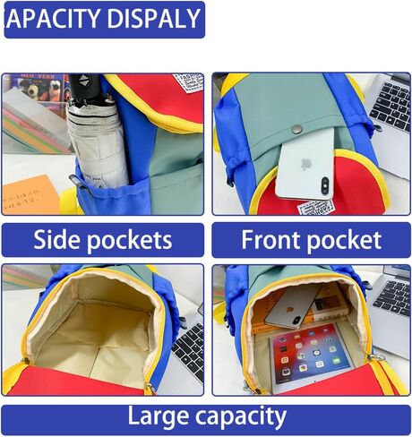 حقيبة ظهر للأطفال الصغار للأولاد والبنات بعمر 3 سنوات فما فوق، حقيبة مدرسية صغيرة خفيفة الوزن للأطفال لرياض الأطفال والرعاية النهارية والسفر (أحمر) in Kuwait