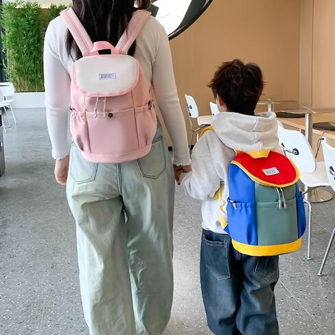 حقيبة ظهر للأطفال الصغار للأولاد والبنات بعمر 3 سنوات فما فوق، حقيبة مدرسية صغيرة خفيفة الوزن للأطفال لرياض الأطفال والرعاية النهارية والسفر (أحمر) in Kuwait