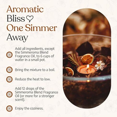 وعاء مجفف على نار هادئة مع الفانيليا والبرتقال وإكليل الجبل والقرفة من أجل منزل دافئ ومريح ومرحّب in Kuwait