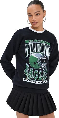 Eagles Helmet Flea Market Crew by Junk Food Clothing in Saudi Arabia
