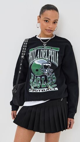 Eagles Helmet Flea Market Crew by Junk Food Clothing in Saudi Arabia