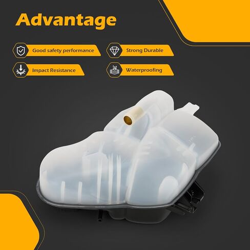 603-217 Front Engine Coolant Reservoir Radiator Expansion Tank with Cap for 2003-2007 Ford F-250 F-350 F-450 F-550 SUPER DUTY Replaces# 6C3Z-8A080-B 3C3Z-8A080A-E in Saudi Arabia