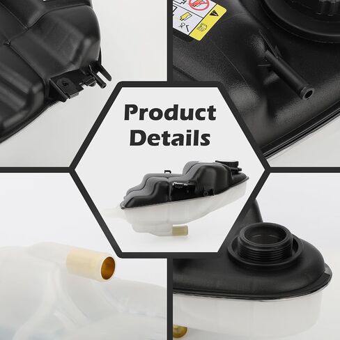 603-217 Front Engine Coolant Reservoir Radiator Expansion Tank with Cap for 2003-2007 Ford F-250 F-350 F-450 F-550 SUPER DUTY Replaces# 6C3Z-8A080-B 3C3Z-8A080A-E in Saudi Arabia