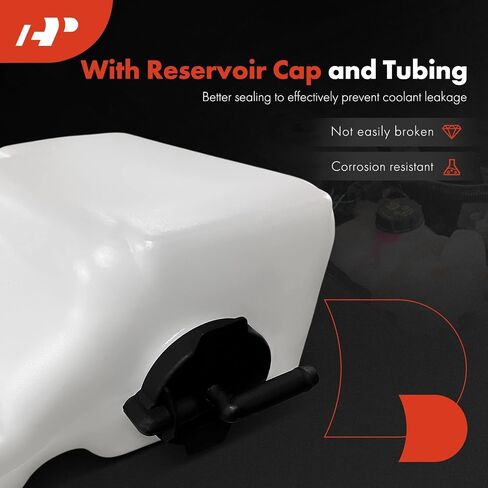 A-Premium Engine Coolant Overflow Recovery Reservoir Tank [with Cap] Compatible with Ford Aspire 1994 1995 1996 1997 in Saudi Arabia