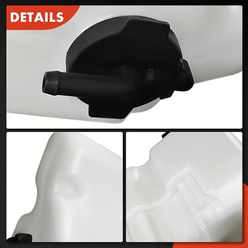 A-Premium Engine Coolant Overflow Recovery Reservoir Tank [with Cap] Compatible with Ford Aspire 1994 1995 1996 1997 in Saudi Arabia